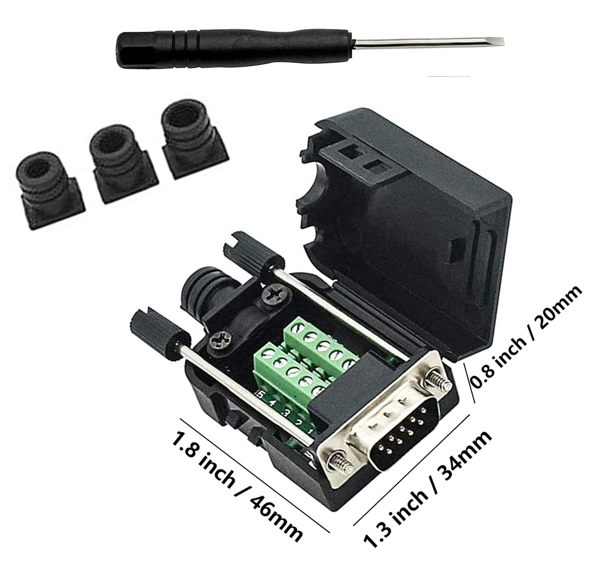 Connecteur Db9 Femelle RS232 Sans Soudure SHANFEILU - Adaptateur D Connecteur Db9 Femelle RS232 Sans Soudure SHANFEILU - Adaptateur D