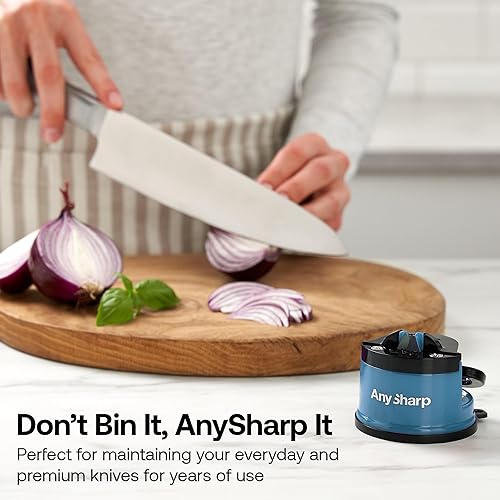 Vista 8 de Afilador de cuchillos AnySharp, Azul