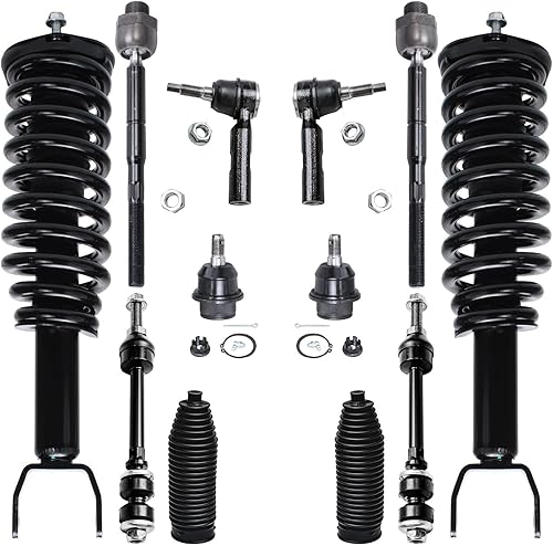 Miniatura 173 de Detroit Axle - Kit de puntales delanteros de 6 piezas para Chevrolet Aveo Aveo5 Pontiac G3 Wave, barra estabilizadora, varillas de acoplamiento