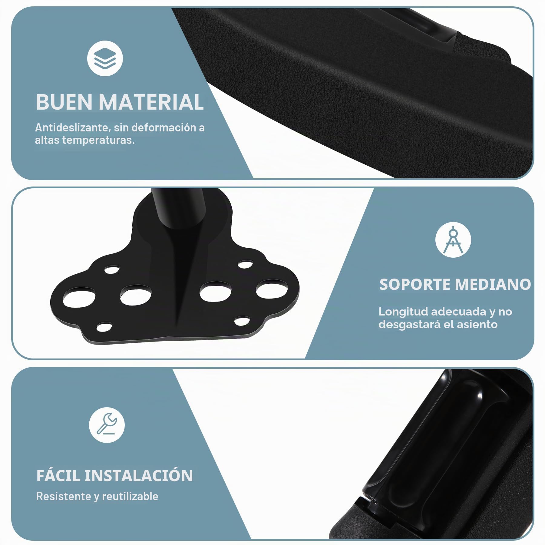 Reposabrazos ajustable universal del asiento del coche para RV RV Camión Transportador Piezas de automóvil (derecha)