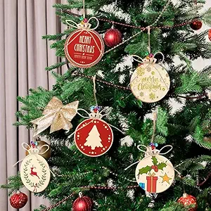 TIED RIBBONS Christmas Tree 5 Feet with Led Light 101 Decoration Ornaments Hanging Props for Table Office Desk Room Party Decor Artificial Xmas Tree - Christmas Decorations Items for Home