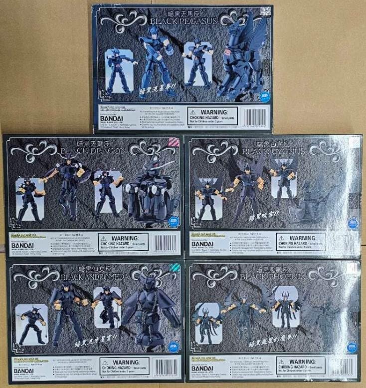 Amazon.co.jp: 聖闘士星矢 聖闘士聖衣大系 暗黒聖闘士 暗黒聖衣 5種set 