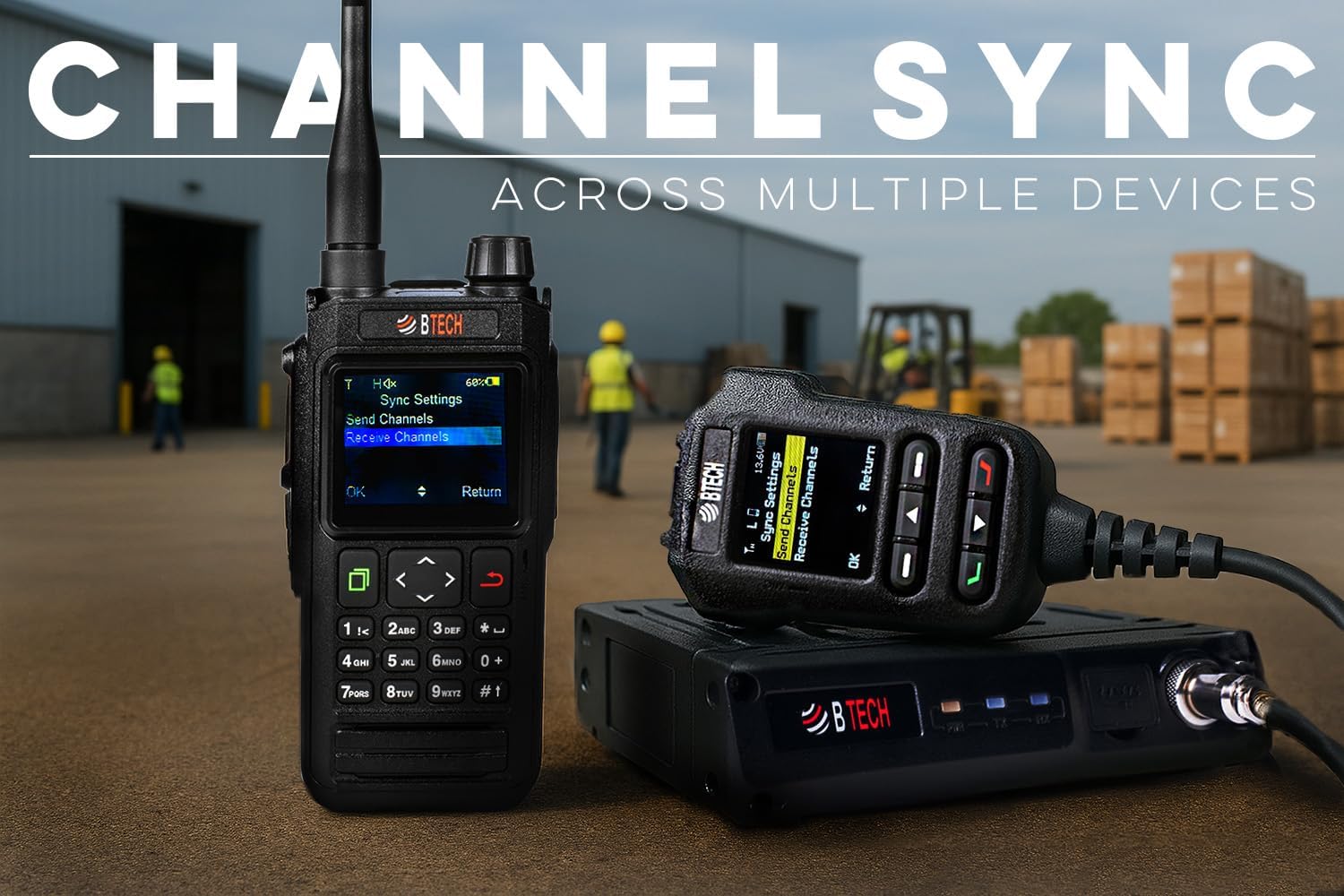 BTECH UV-50PRO 50W Dual Band Mobile Ham Radio - VHF/UHF Amateur Transceiver with APRS, GPS, Bluetooth App Programming, AI Noise Reduction & Satellite Tracking