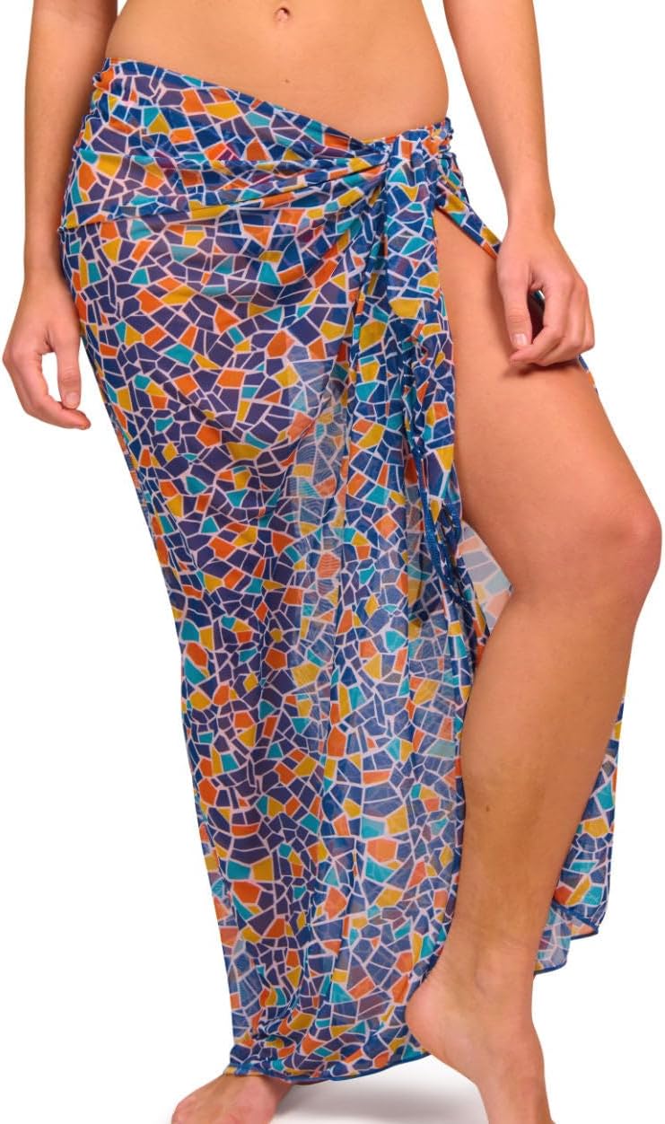 Kiniki Women's Tan Through Beach Sarong (5th Generation)