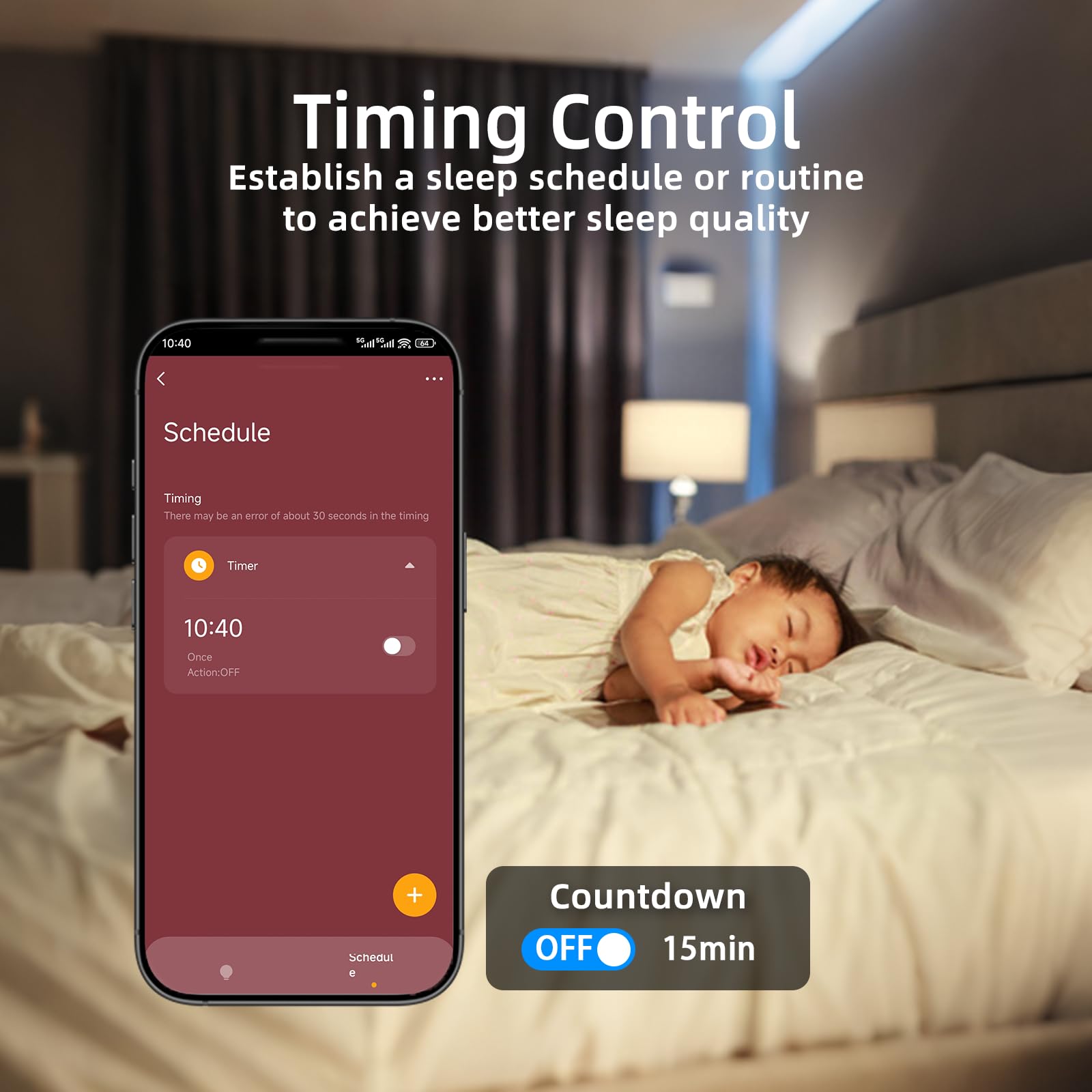 Presa intelligente Wi-Fi per dimmer | Controllo vocale e app | Compatibile con Smart Life|Nessun hub richiesto | Adatto per lampade LED dimmerabili esistenti