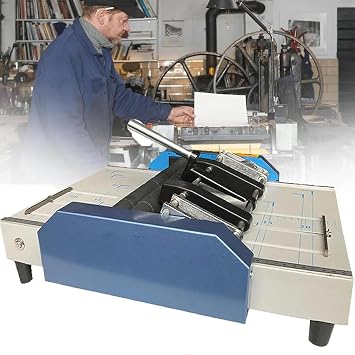 Electric Paper Book Stapler Creaser,Book Automatic Booklet Binding Machine,A3 Paper Electric Stapler Creaser Binder - 5 Nail Positions,for 24/6 Staples - Saddles Stitch Technology