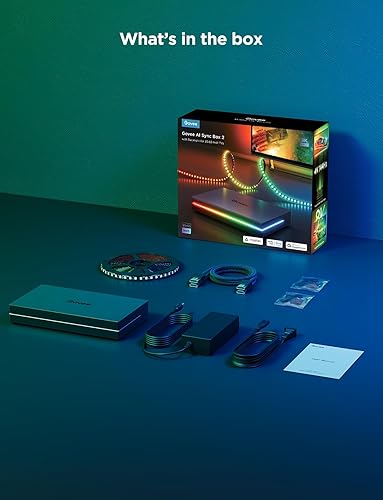 Miniatura 8 de Govee Caja de sincronización HDMI 2.1 2, caja de sincronización AI con retroiluminación de TV, soporta 8K 60Hz, 4K 144Hz, VRR y ALLM, funciona con