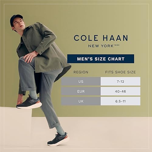 Miniatura 7 de Cole Haan Calcetines de cuello redondo con estampado de vestido para hombre (paquete de 3)