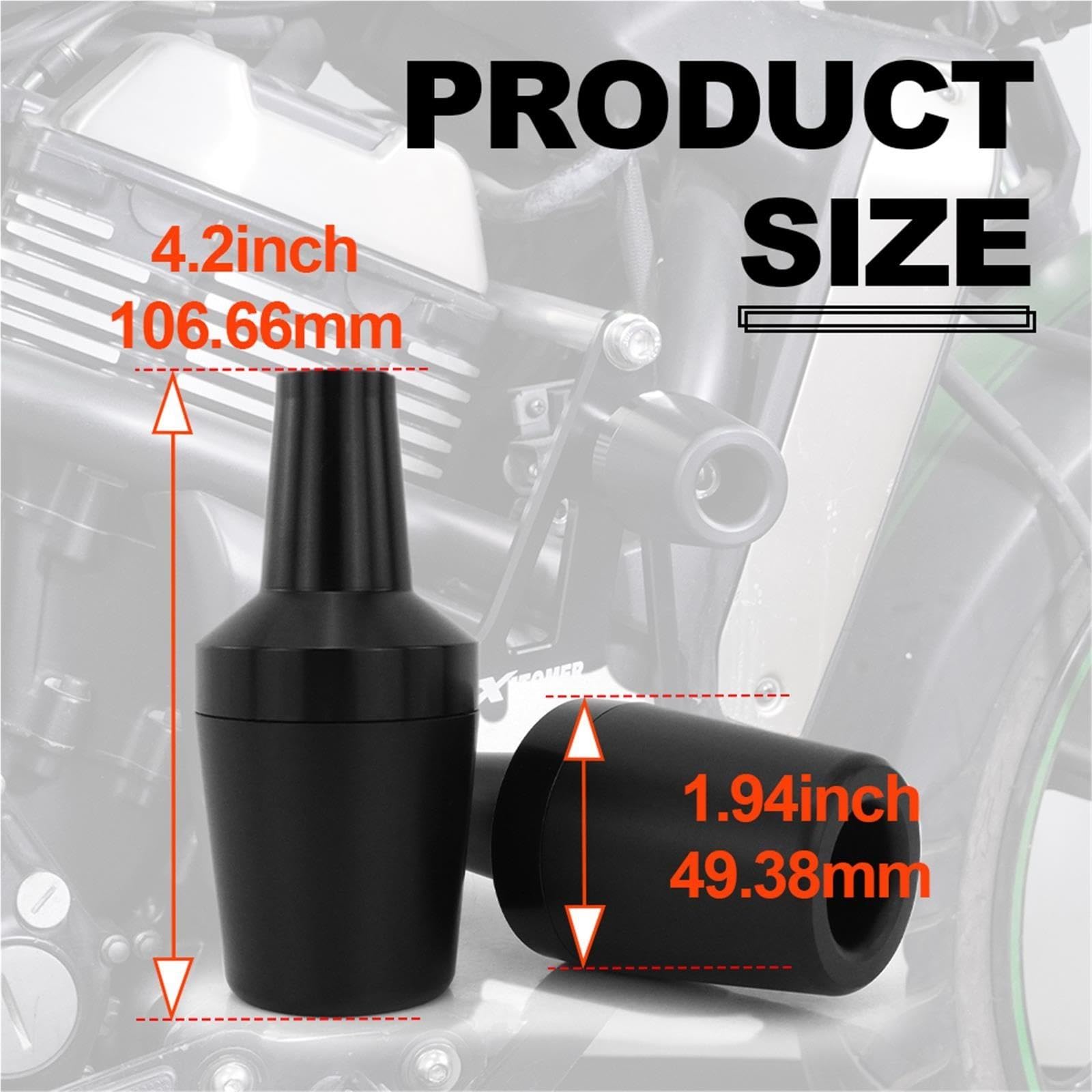 Protection Contre Les Chutes De Moto Adaptée À pour Kawasaki pour Vulcan S pour 650 2015-2023 2024 Cadre Curseur Carénage Garde Crash Protecteur