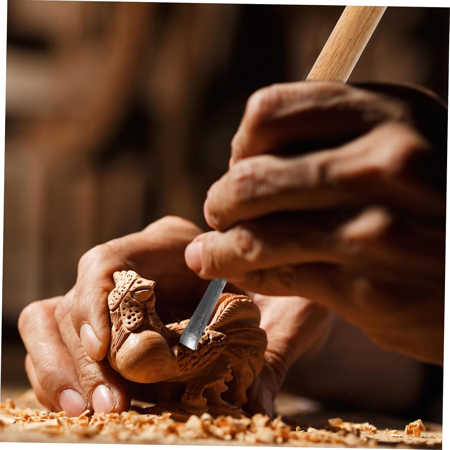 Angoily Convenient Carving Chisel Comfortable Grip for Craft Projects and Portable Tool for Precision Carving and Woodworking