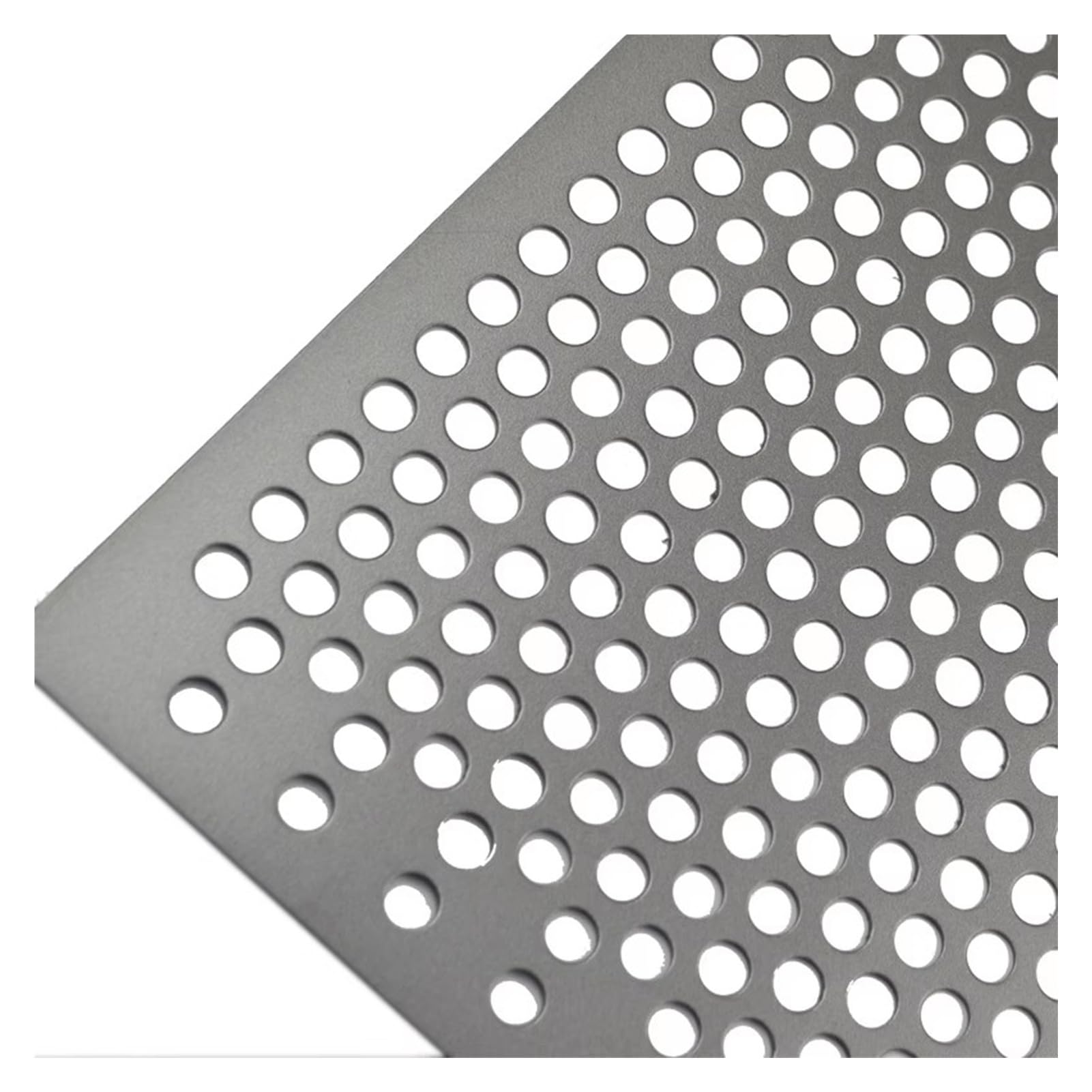 YUZGUHEY 304 Stainless Steel Perforated Sheet Round 0.8mm Thick 2mm Mesh 40x40cm(2mm Mesh,35x35cm)