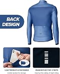 LAMEDA Veste de vélo pour hommes femmes, coupe-vent léger Packable Cyclisme Windbreaker Vestes de vêtements de vélo