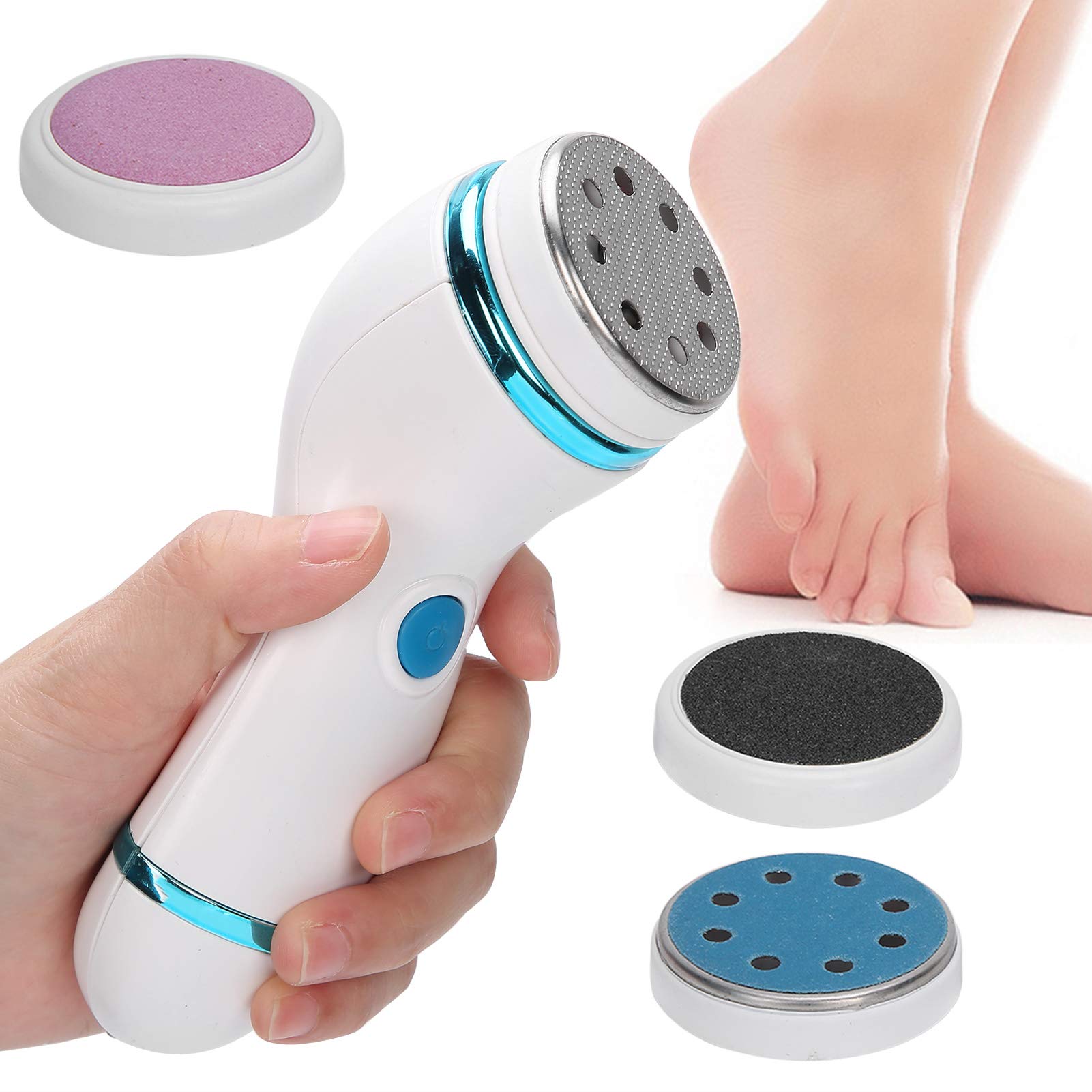 Elektryczne narzędzie do pedicure Pielęgnacja stóp Pilnik do stóp Szlifierka do stóp Środek do usuwania martwego naskórka Niebieski USB Akumulator do martwej twardej pękniętej Suchej skóry Idealna p