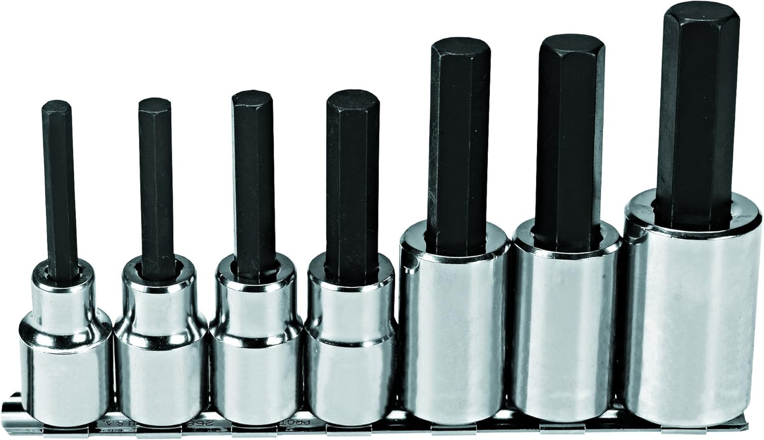 Proto Socket Bit Set, 1/2 in. Dr, 7 Piece, Hex (J5441-7)