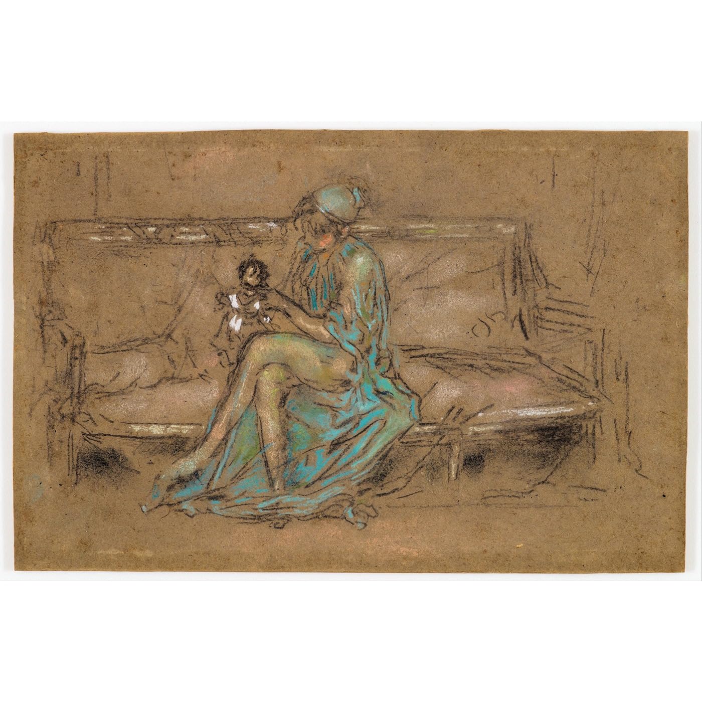 Whistler La casquette verte impression giclée pour grand mur vide - 2