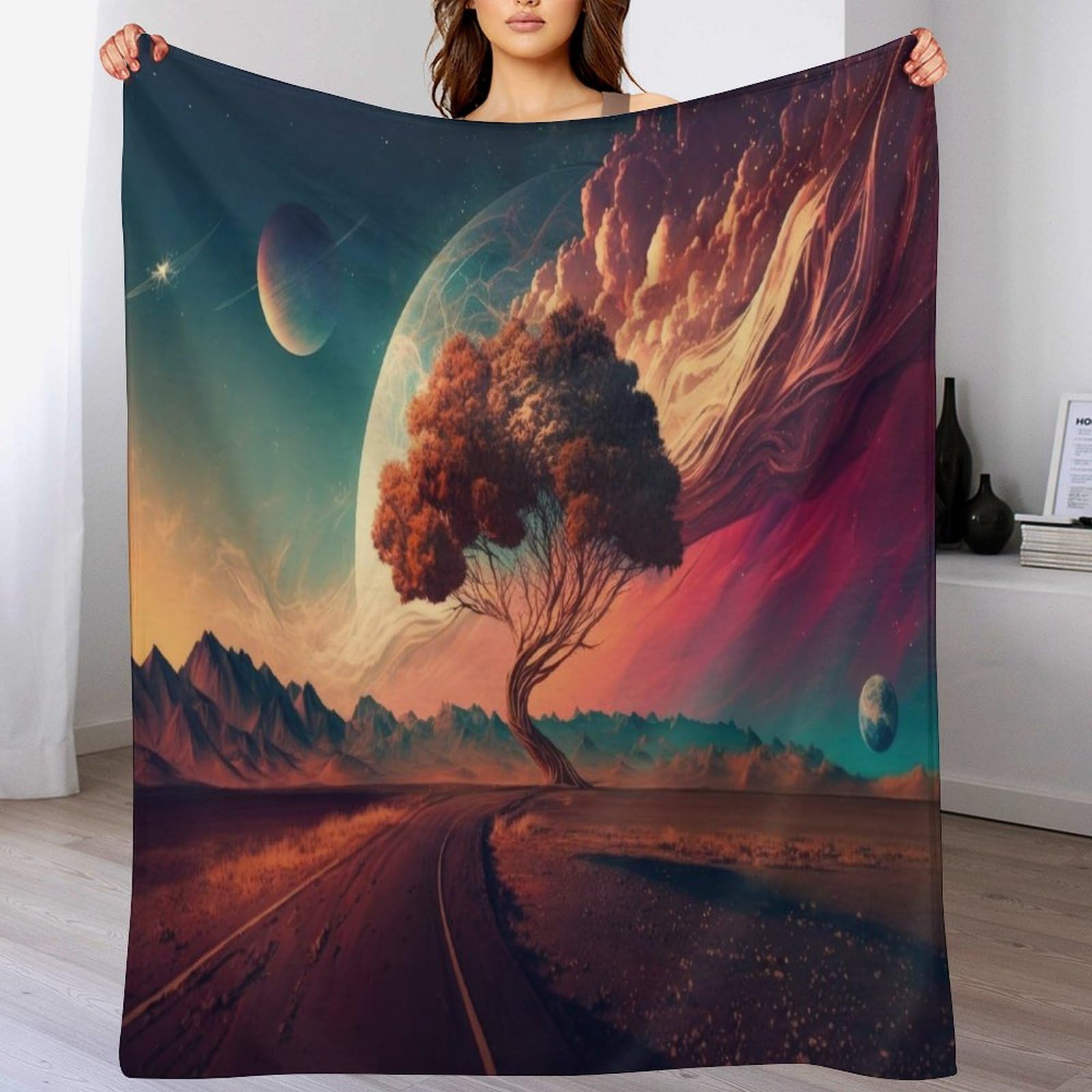 Couvertures en peluche souple Fantasy Paysage | Douceur et chaleur pour votre foyer