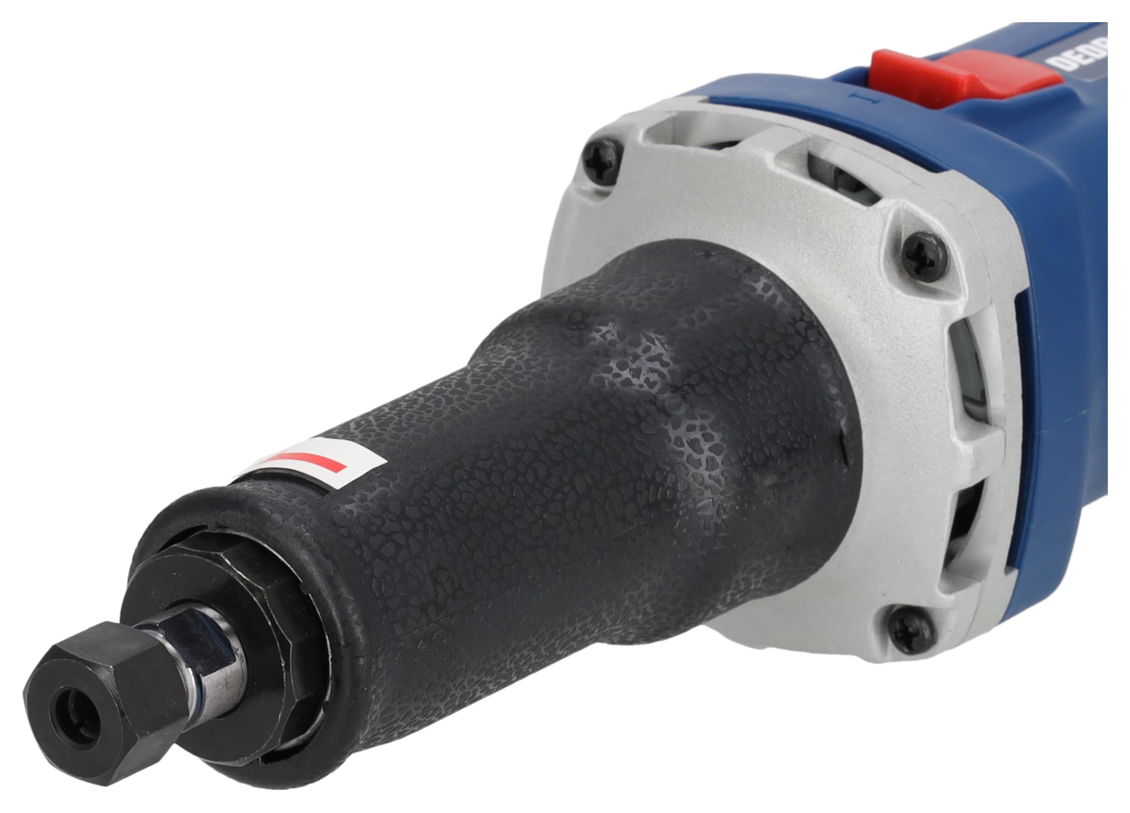 DEDRA Meuleuse Droite 550W - Pince de Serrage 6mm - Vitesse Variable (7000-34000 tr/min) - Outil Rotatif Filaire pour Meulage, Polissage, Gravure et Ébavurage du Métal