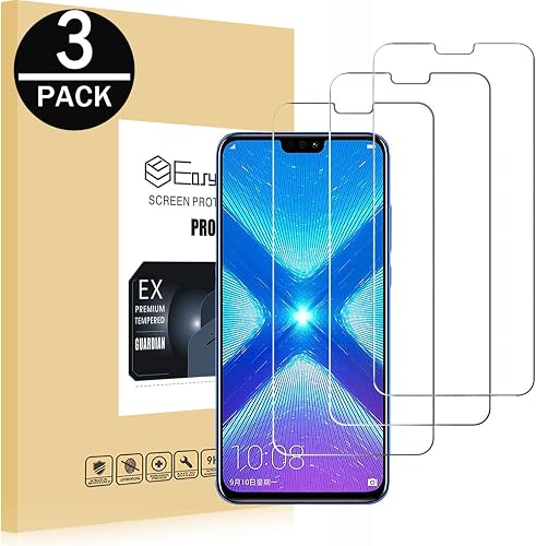 EasyULT Vetro Temperato per Huawei Honor 8X  Honor View Lite Pezzi   Pellicola Protettiva Vetro Temperato Screen Protector per Huawei Honor 8X  Honor View Lite