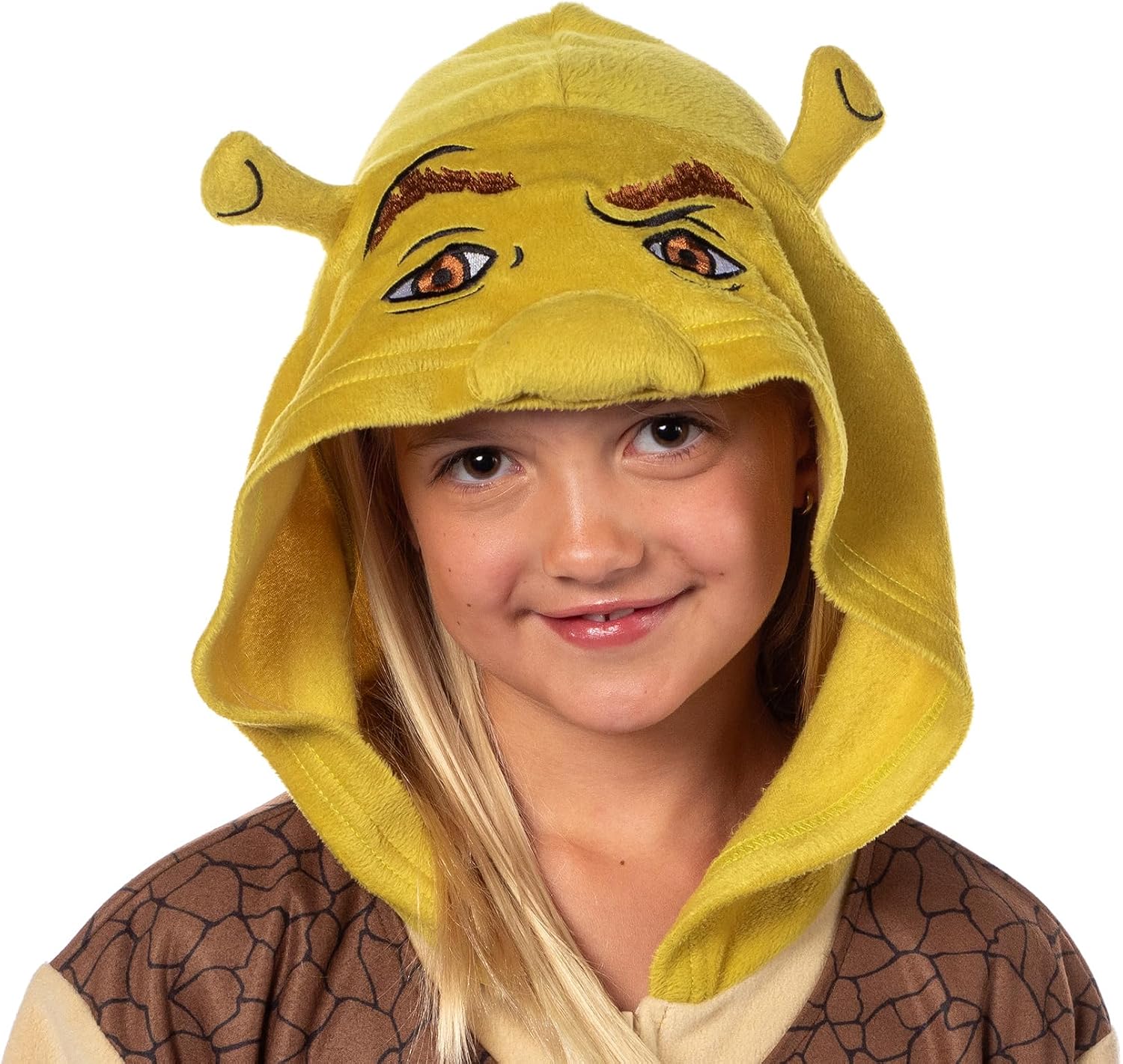 INTIMO DreamWorks Shrek Boys' Character Union Suit Sleep Hooded Lounge Pajama One Piece