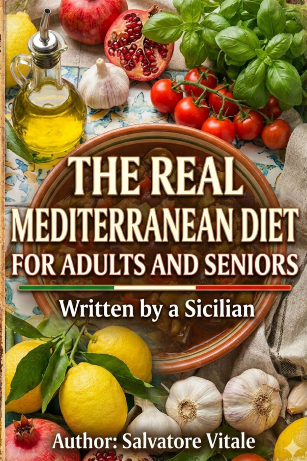 The True Mediterranean Diet For Adults and Seniors: Authentic Sicilian Recipes for Longevity: Easy Meals for Two, Step-by-Step Instructions and Low-Calorie Menus for Health and Vitality.