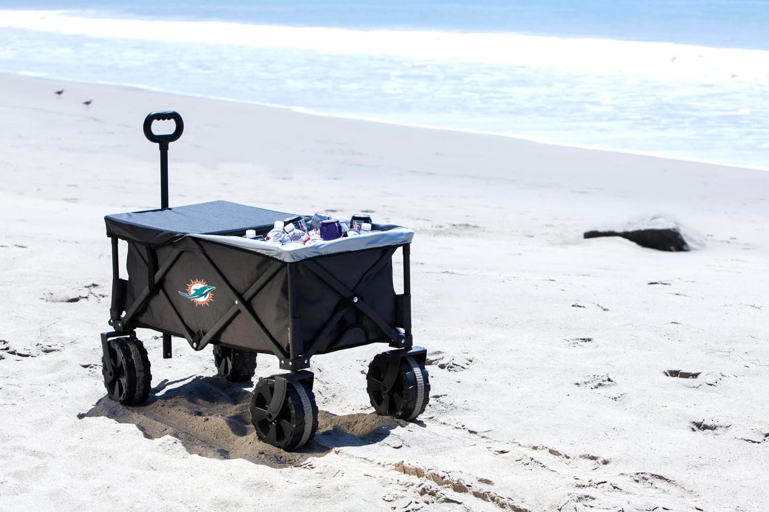 PICNIC TIME NFL Adventure Wagon Elite All-Terrain Portable Utility Wagon