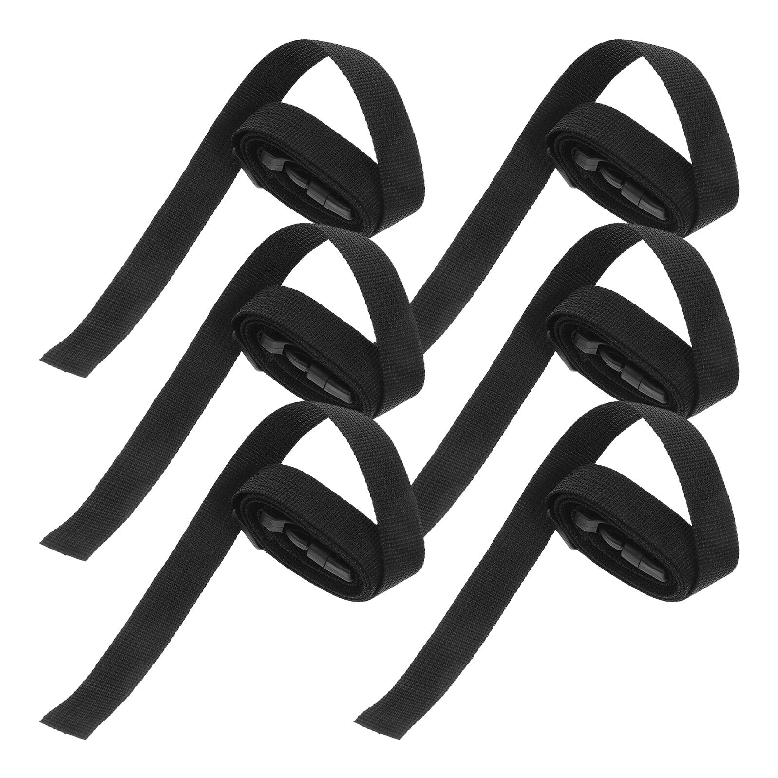 LIFKOME 6 Correas de Nailon Ajustables Hebilla Amarre Seguro en Viajes y Cuerda de Tensión Diseño Resistente para Riñoneras y Maletas