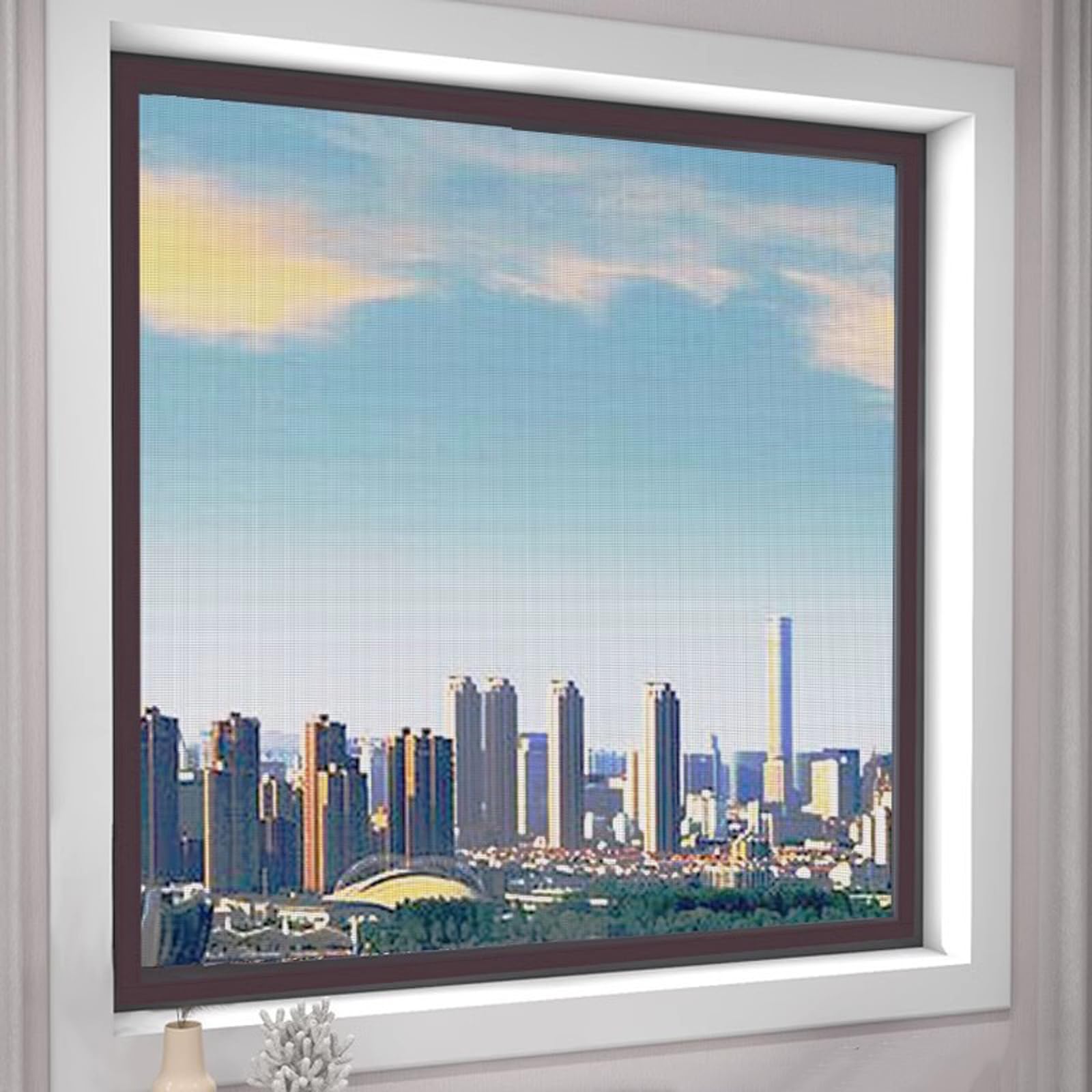 Mosquito Net For Window, Self-Adhesive Fly Screen Mosquito Net, Multicolor, Multiple Sizes