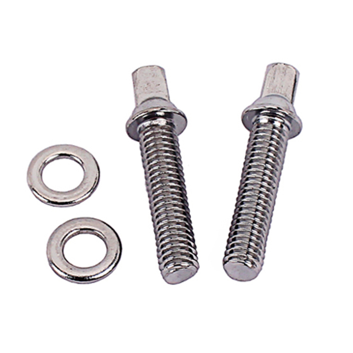 Mobestech 2pcs Tornillos de Montaje para Batería de Acero Inoxidable con Arandelas, Sujetadores de Tensión para Lugs de Batería, Ideales para Kits de Percusión y Reparaciones de Hardware de Batería, Plateado miniatura 7
