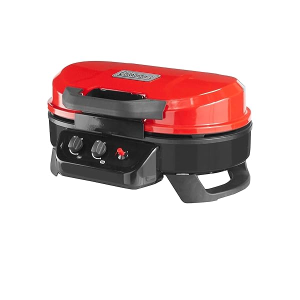 Coleman RoadTrip 225 Portable Tabletop Grill, 2-Burner Gas Grill with Matchless Ignition & Adjustable Temperature Control, 11,000 BTUs of Power for Grilling, Tailgating, Camping, BBQ, & More