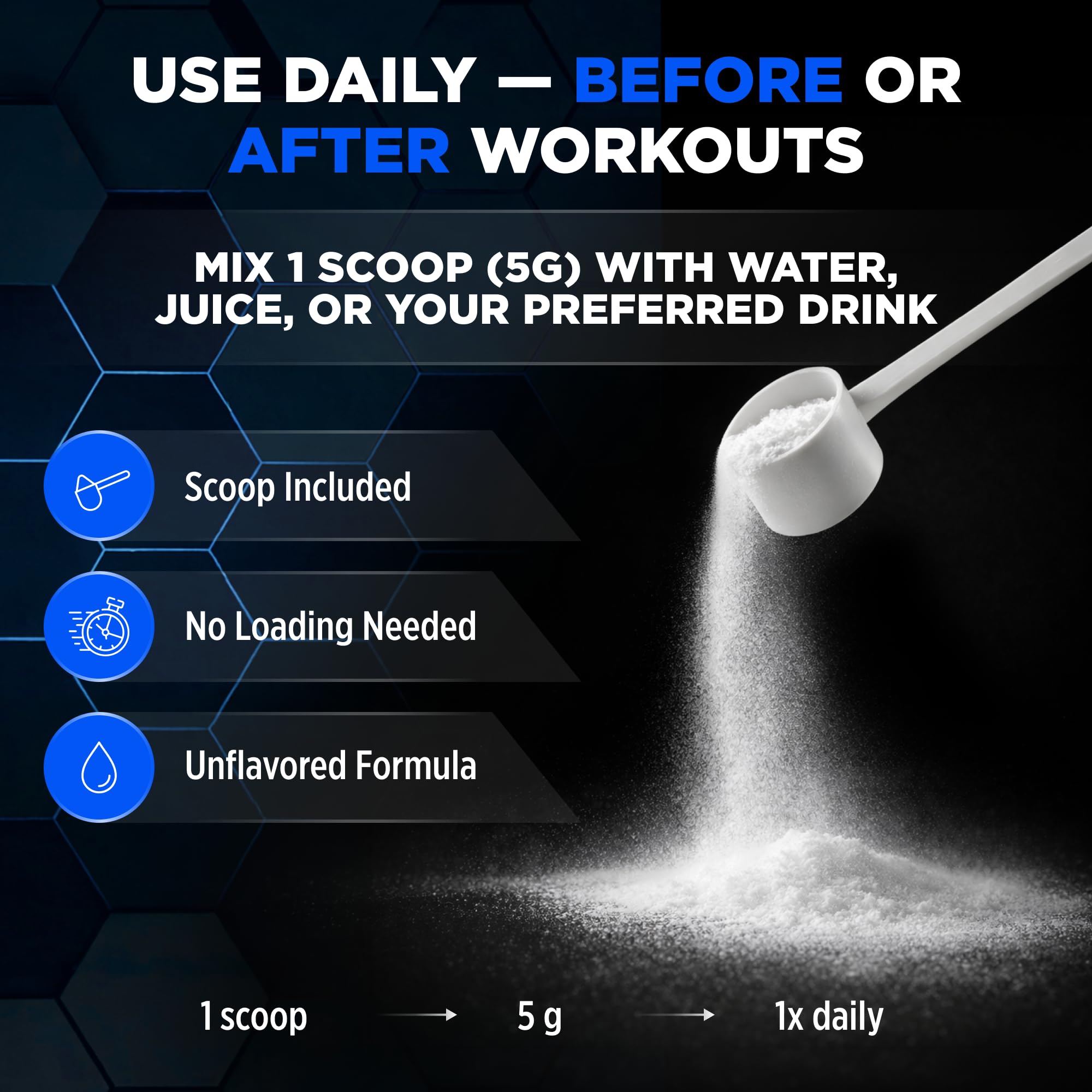 ALLMAX Creatine Monohydrate Powder, Micronized, Unflavored, 400 g — Amazon image 5