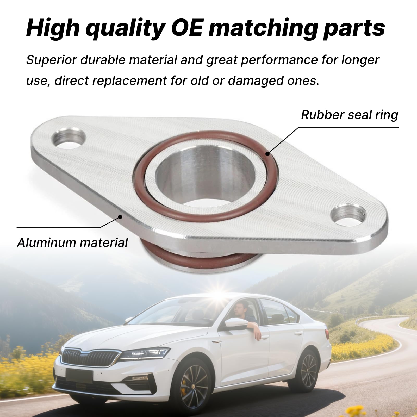 RowGlow junta de tubo de aspiración en bomba de aceite para opel Astra Zafira 2.0 CDTI Saab 1.9 2.0 TTiD Fiat Lancia Alfa Romeo 1.6 2.0 2.2 JTD Multijet - 5