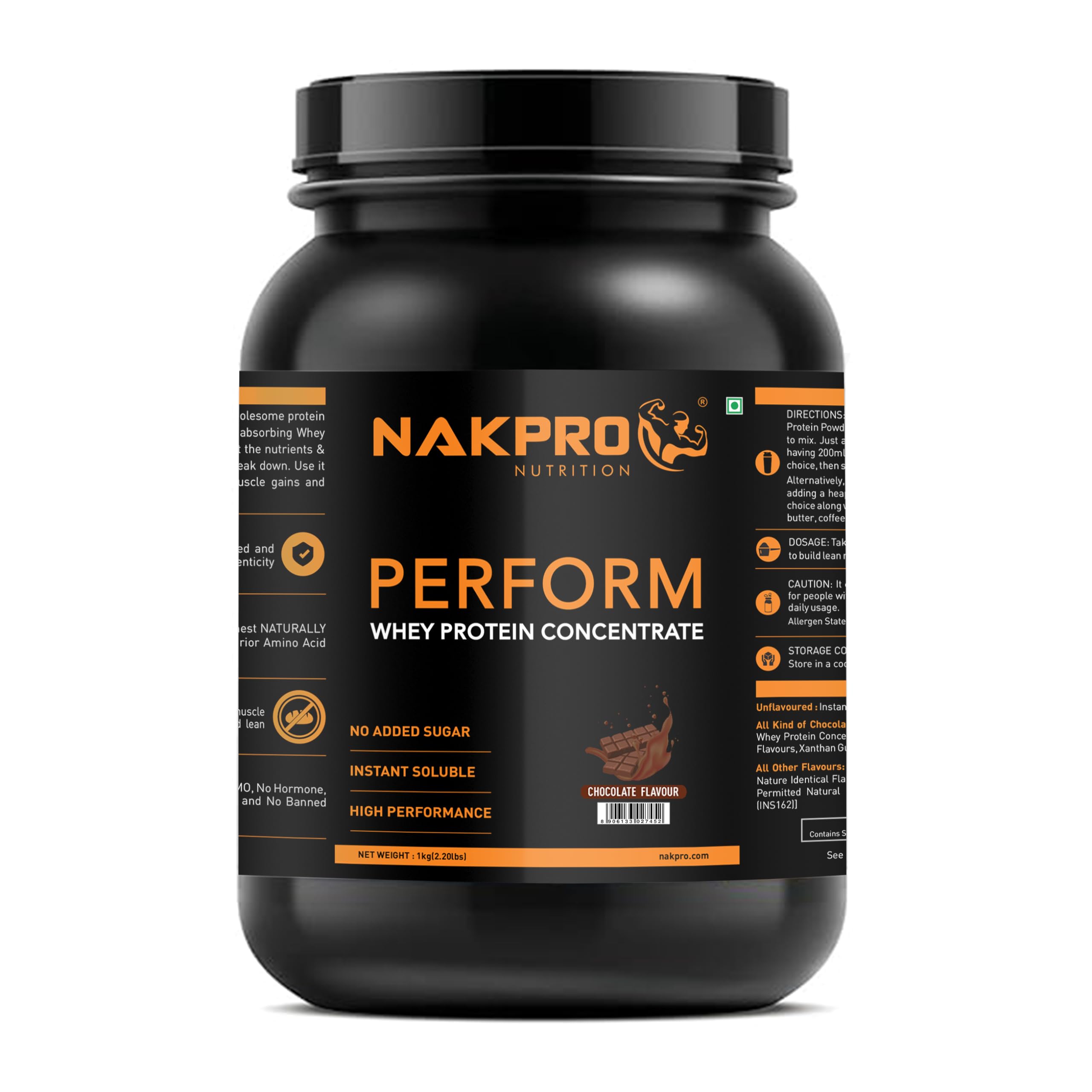 See full amazon price history chart for NAKPRO Perform Whey Protein Concentrate 1kg Chocolate, Jar | 24g Protein, 5.3g BCAA | Trustified Certified 100% Authentic Supplement Powder & No Adulteration | Fast Absorbing Whey Protein Powder NAKPRO Perform Whey Protein Concentrate 1kg Chocolate, Jar | 24g Protein, 5.3g BCAA | Trustified Certified 100% Authentic Supplement Powder & No Adulteration | Fast Absorbing Whey Protein Powder (B0CV14DK1H) Amazon Price History, Amazon Price Tracker