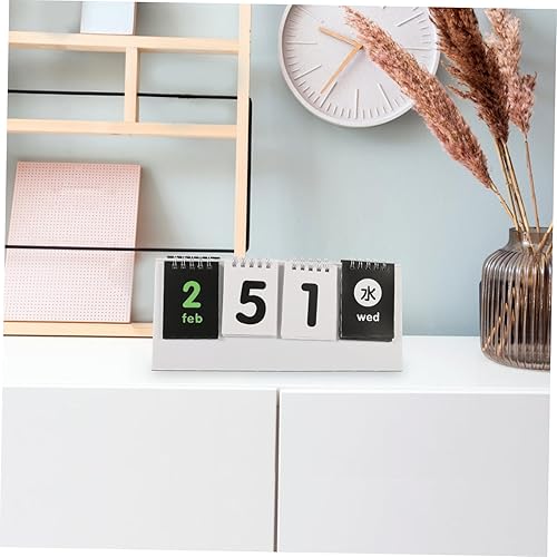 Miniatura 5 de COOPHYA Stendig Calendario de puntuación de escritorio, calendario, calendario, soporte para exhibición de calendario de cuenta regresiva de 100