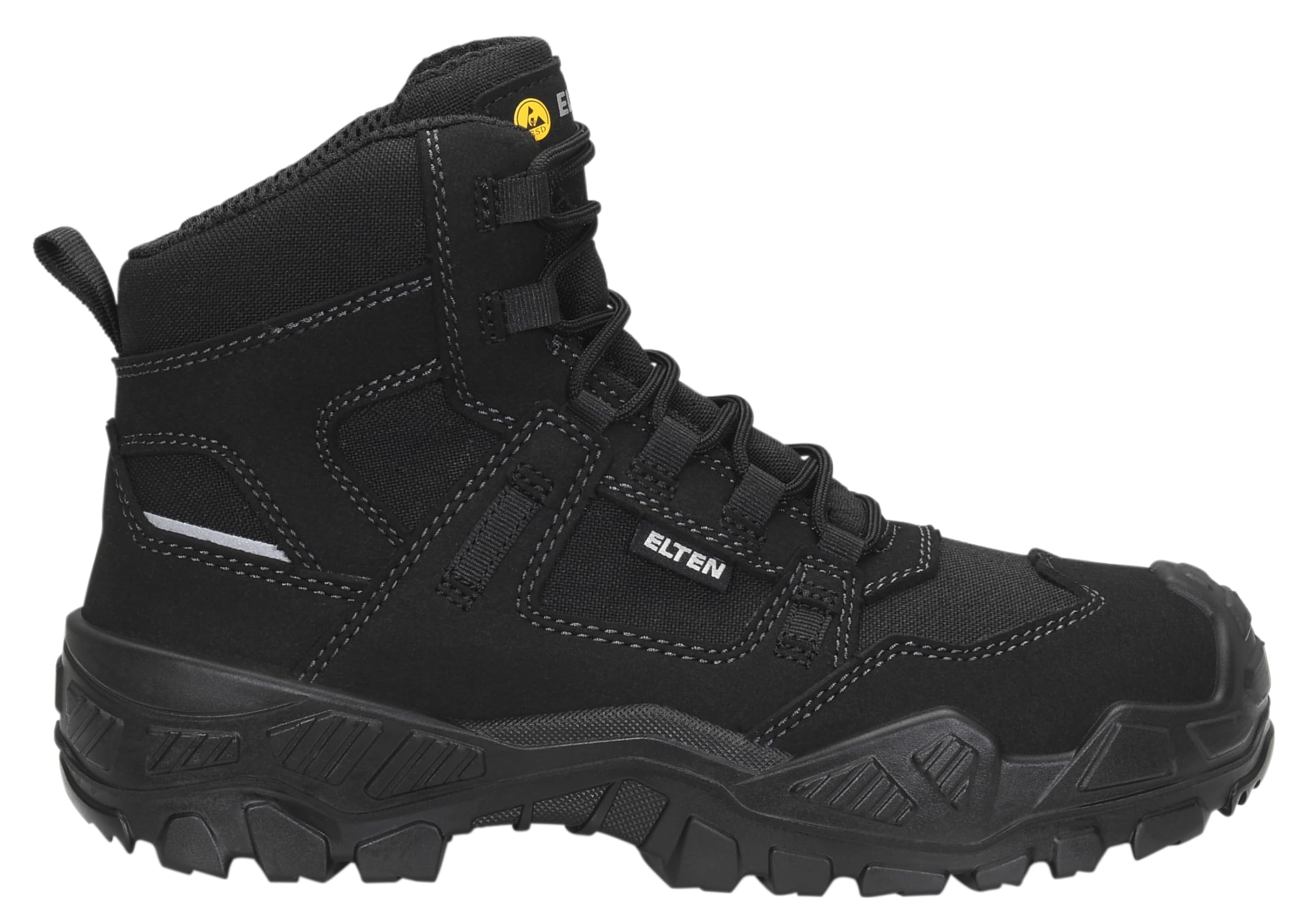 ELTEN Unisex Mike Black Mid Esd S3sSicherheitsstiefel
