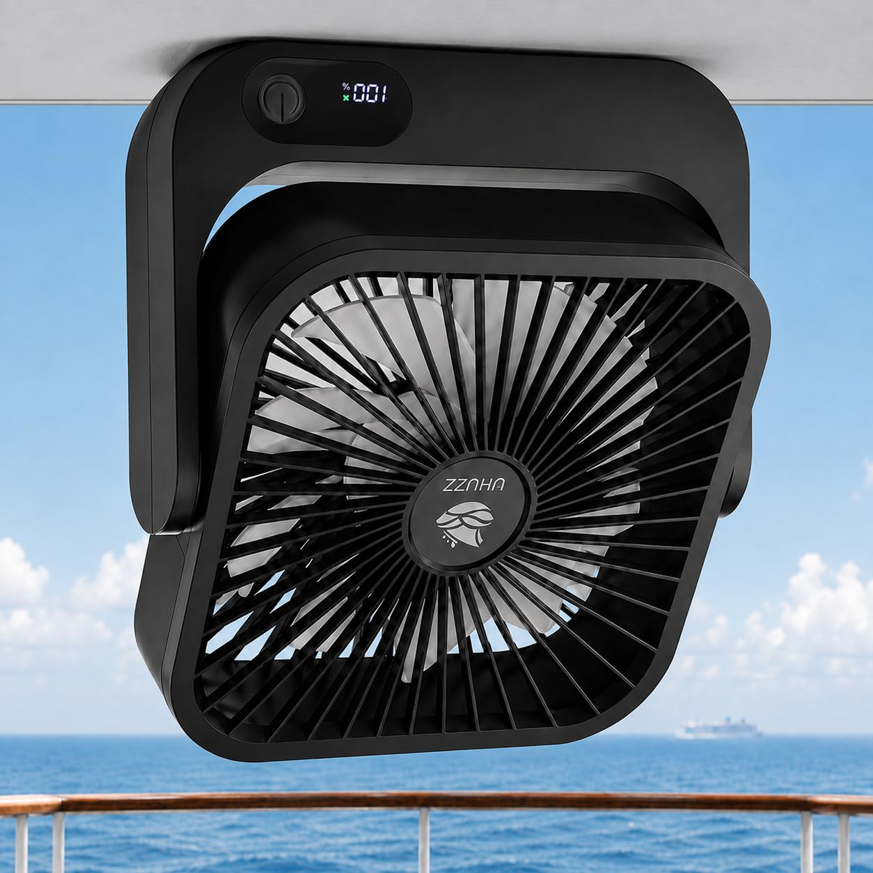 UHUZZ Cruise Ship Approved Magnetic Fan