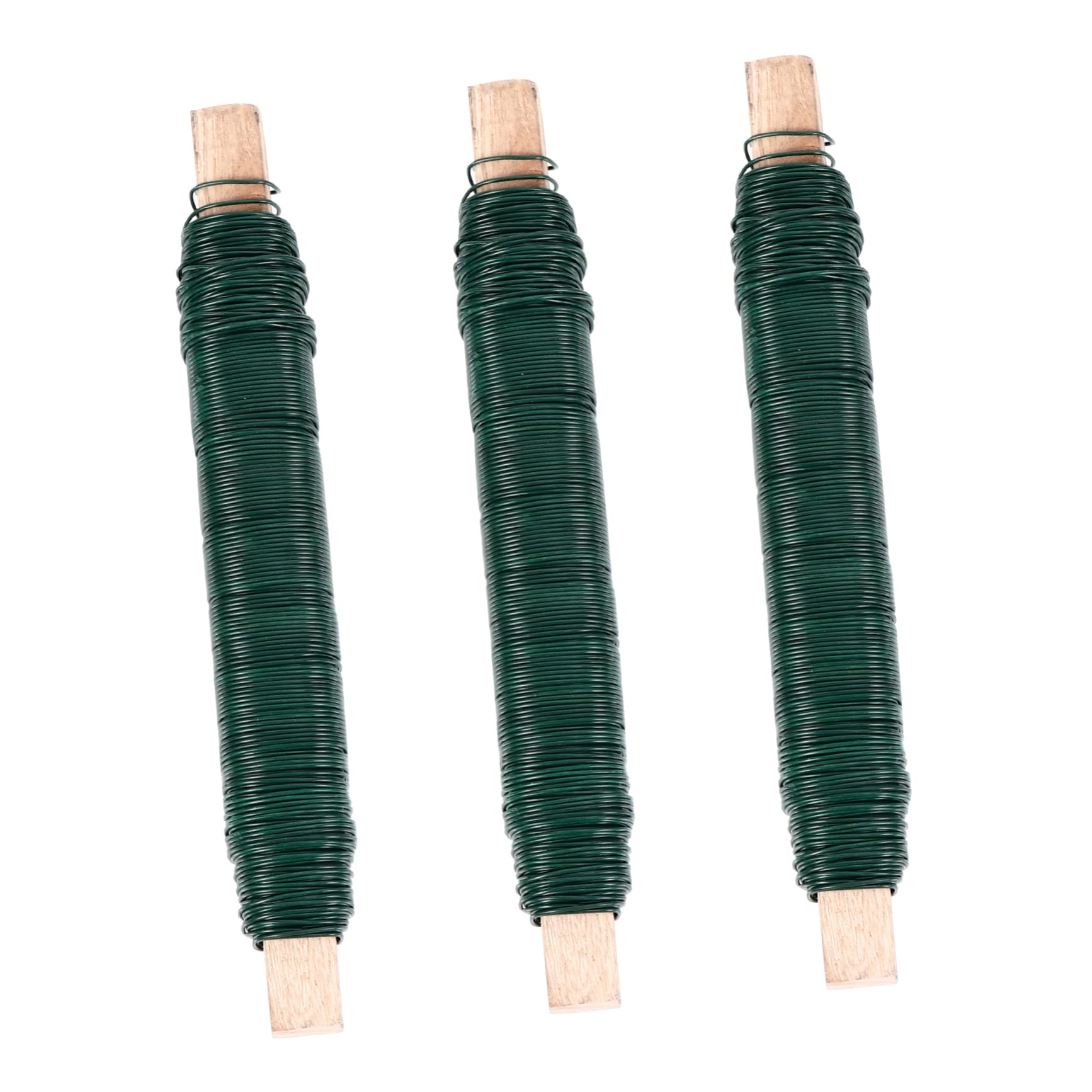 HANABASS 3Pcs Floral Iron Wires Bendable Crafts Wire for Flower Bouquet Binding Coated Soft Metal Wire for Creative Floral Arrangements