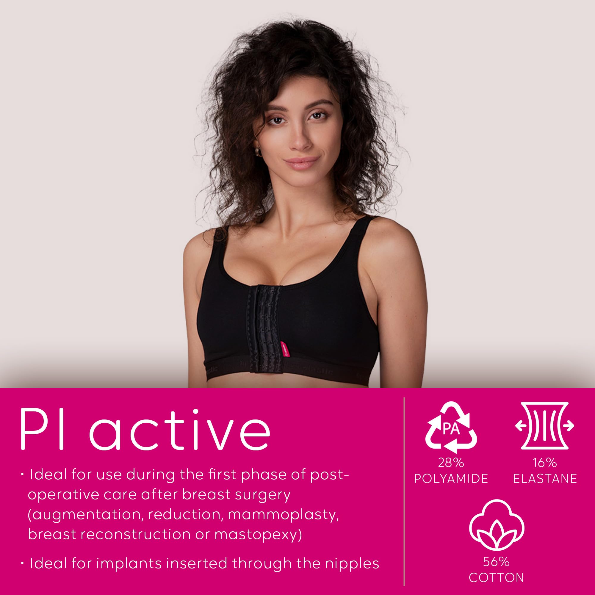 LIPOELASTIC PI Active - Reggiseno compressivo Post-operatorio