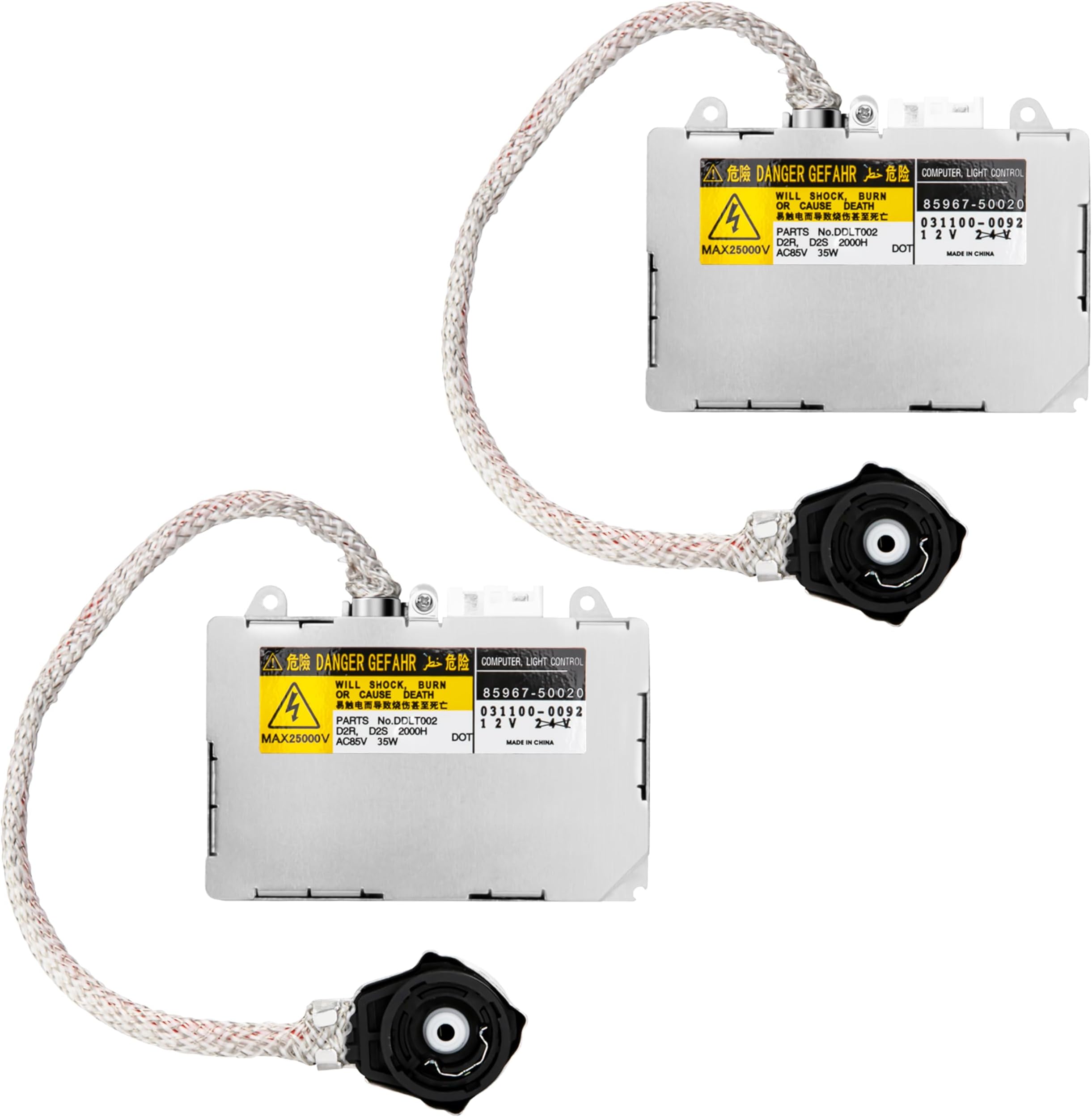 Compatible with Headlight Ballast with Ignitor Toyota Prius, Avalon, Sienna, Lexus ES300, ES330, LS430, Lincoln Aviator HID Ballast Replaces 81107-2D020, 85967-0E020, DDLT002, KDLT002