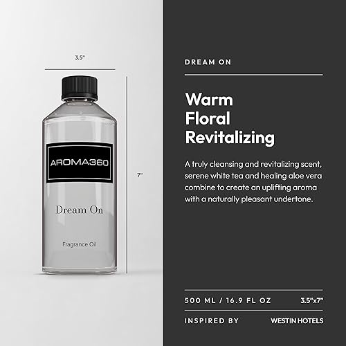 Miniatura 3 de Aroma360 - Mezcla de aceites aromáticos Dream On  Inspirado en hoteles para difusores de aceites esenciales de lujo  Aceite difusor de aroma de