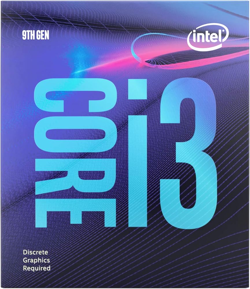 Intel Core i3-9100F, 4 Cores & 4 Threads Desktop Processor without Processor Graphics - View 1