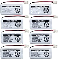 Vista 9 de BT162342 BT262342 Batería compatible con BT183342 BT283342 BT166342 BT266342 VTech CS6114 CS6419 CS6719 at&T EL52300 CL80111 teléfono inalámbrico