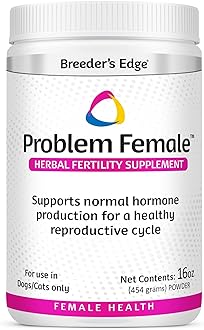 Breeder’s Edge Problem Female, Hormonal Support Supplement for Female Dogs & ...