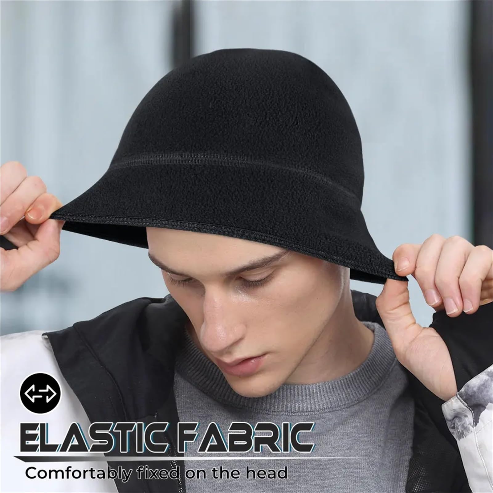 2 pezzi cappelli invernali berretti da corsa termici copertura scaldino for le orecchie sport sci snowboard escursionismo ciclismo berretto morbido antivento uomo donna per Ciclismo(Green)