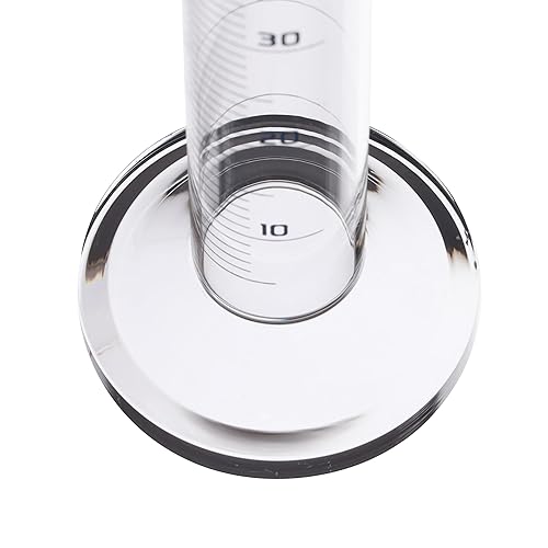 Miniatura 9 de Cilindro graduado, 3.4 fl oz - Tolerancia clase B ± 0.0 fl oz - Base redonda - Graduaciones azules - Vidrio de borosilicato 3.3 - Eisco Labs