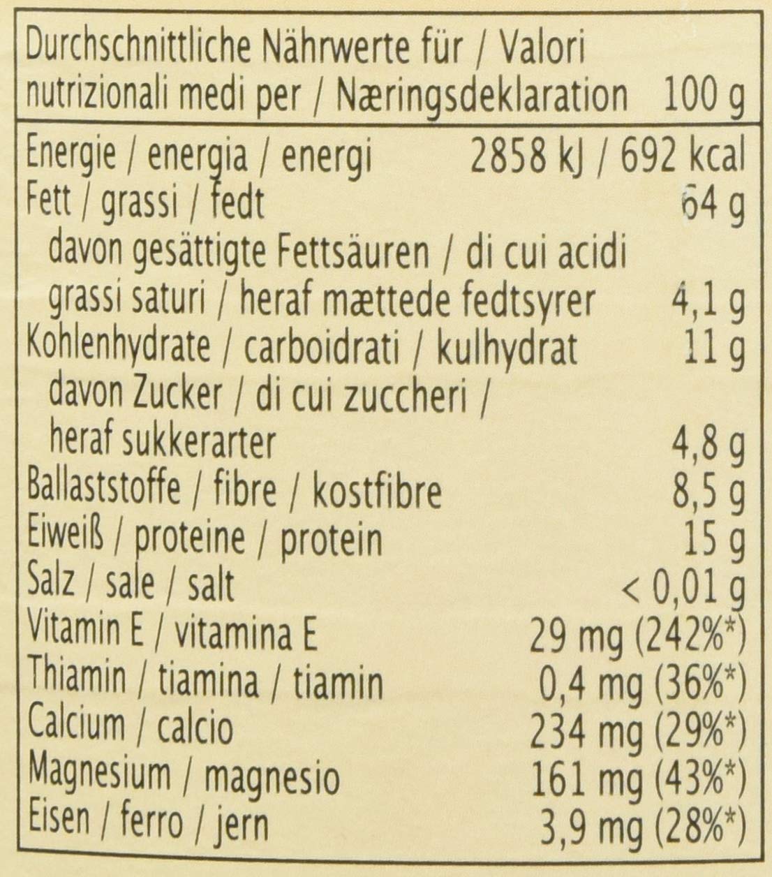 Rapunzel Haselnussmus, 500 g