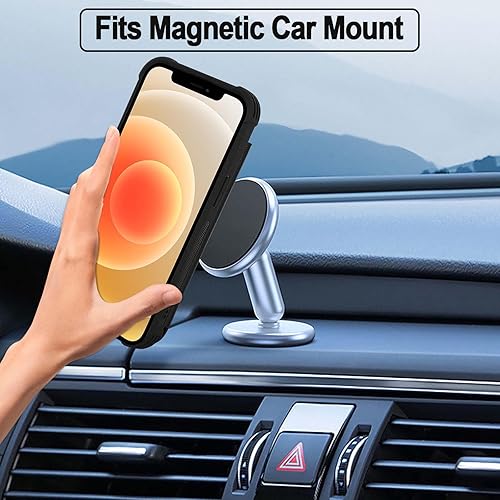 Miniatura 6 de VANAVAGY Funda tipo cartera para iPhone 11 para mujeres y hombres, con bloqueo RFID, de piel sintética, con tapa para teléfono, se adapta a soporte