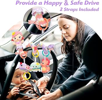 Amazon.com: MONSTIME Morandi Car Seat Toys for Babies 0-6 Months