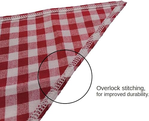 Miniatura 5 de Bandanas de algodón para perros, paquete de 4, tela transpirable de primera calidad para perros medianos a grandes, cachorros, mascotas Bufanda