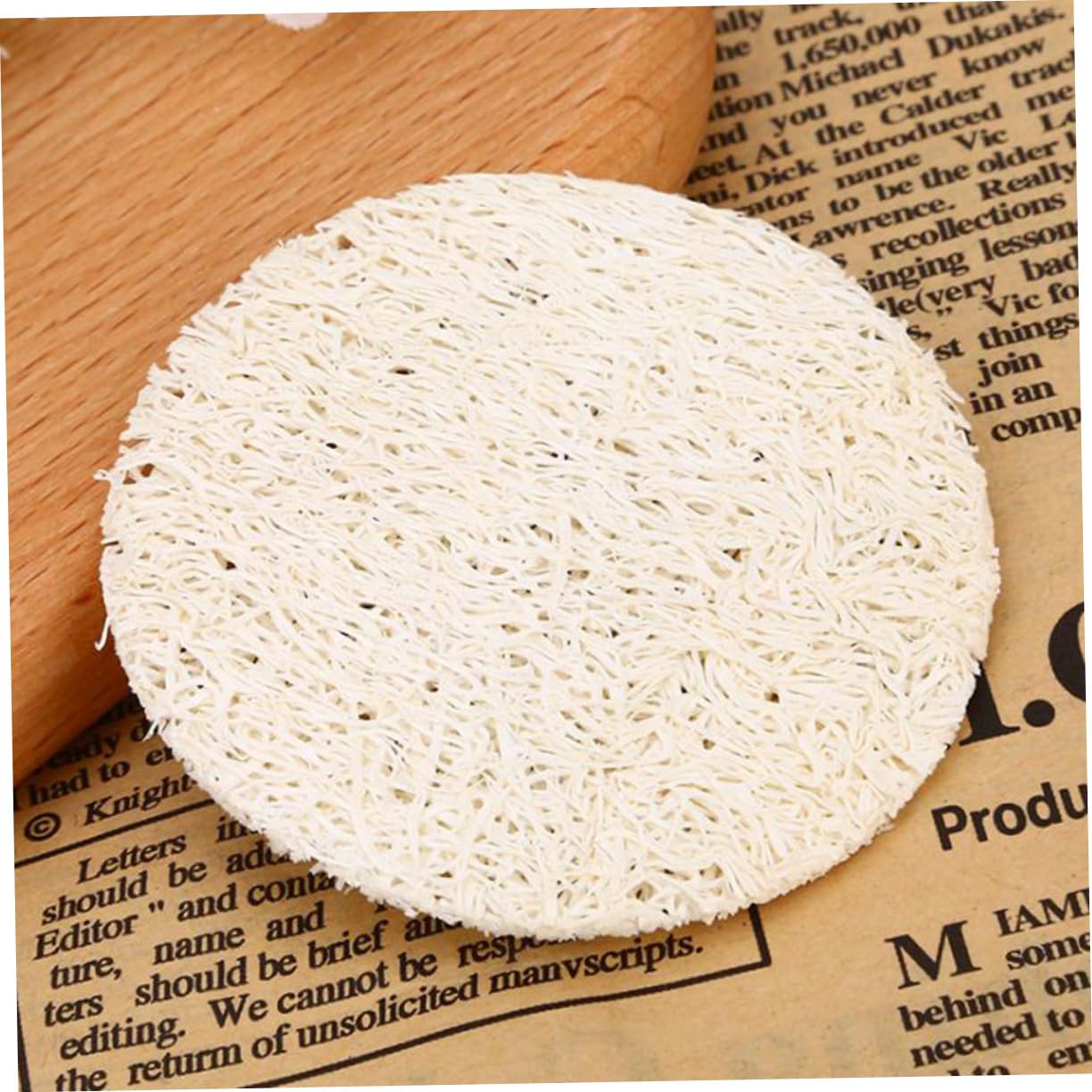 Angoily 54piezas Esponjas Exfoliantes De Luffa Para Desmaquillado Facial y Baño Material Natural Secado Rápido y Para Piel