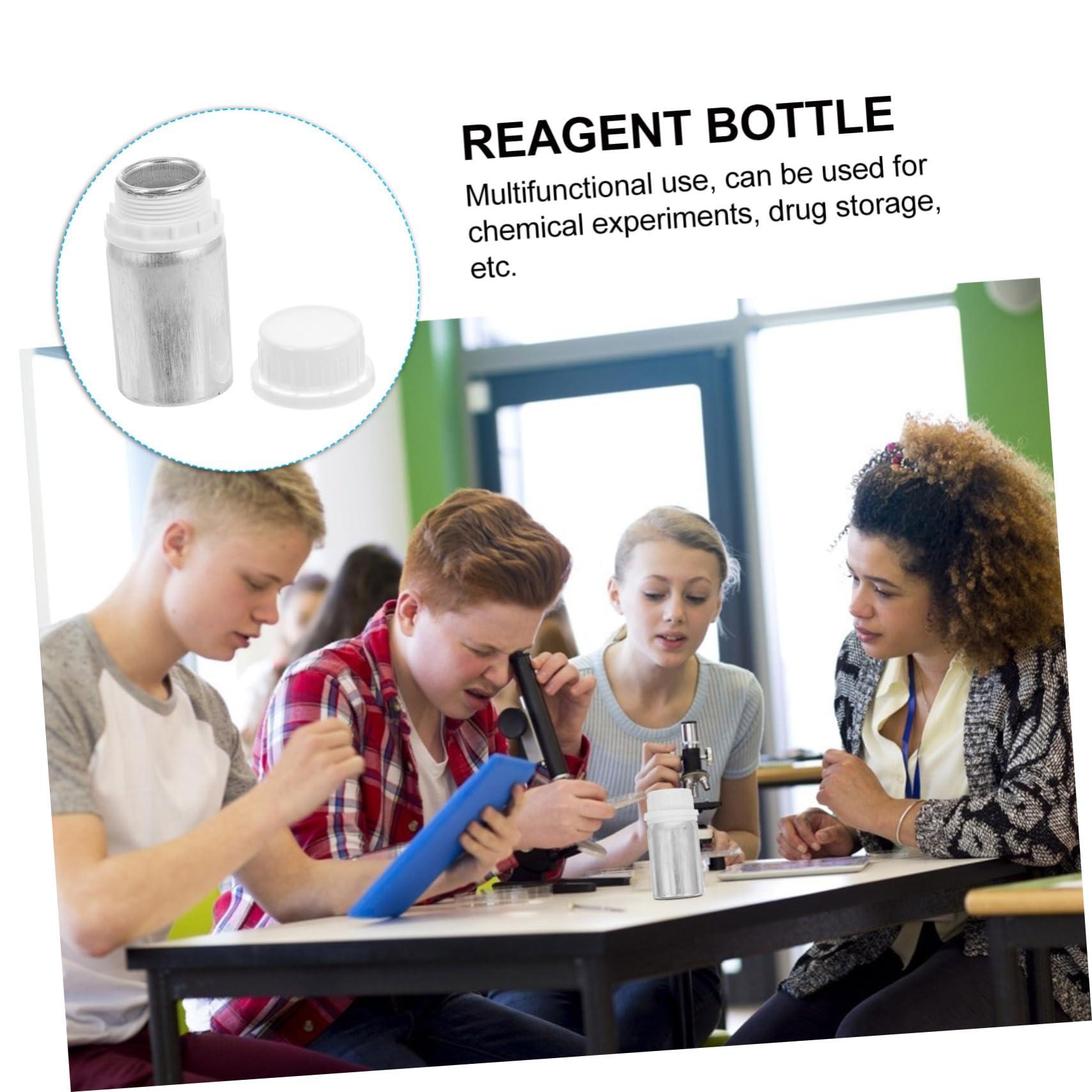 Produktbild von SOLUSTRE 4er-Set Labor-Tabletts Aus Kunststoff – Säure- Und Laugenbeständig, Auslaufsicher, 24,6x18,5x2,7 Cm